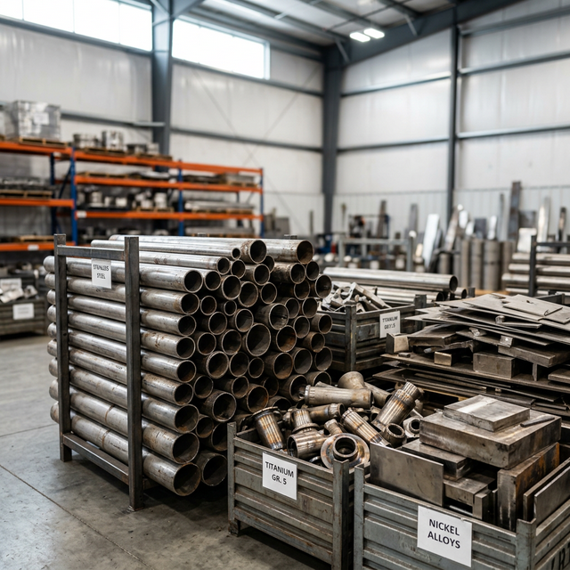 High-value metal scrap  and recycling operations